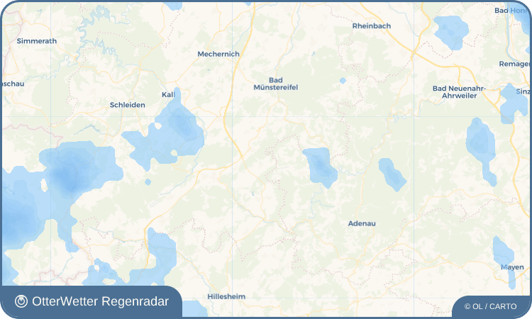 OtterWetter Regenradar-Widget Lindweiler