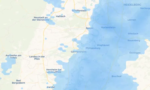 Regenradar Vorschaubild - Aktuelle Niederschläge in Lingenfeld und Umgebung