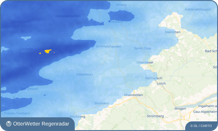 OtterWetter Regenradar-Widget Lingerhahn