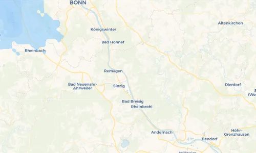 Regenradar Vorschaubild - Aktuelle Niederschläge in Linz am Rhein und Umgebung