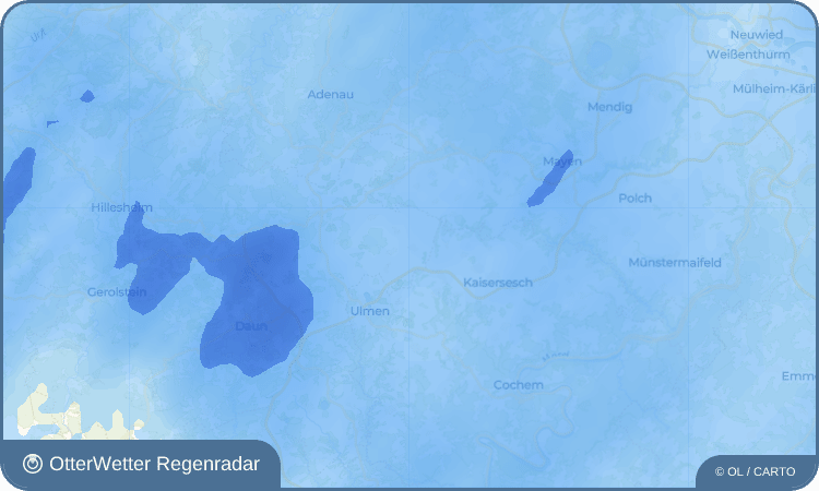 OtterWetter Regenradar-Widget Lirstal