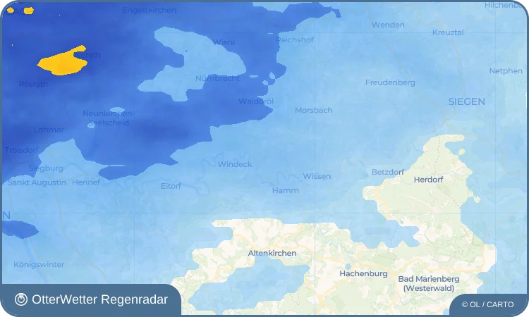 Widget-Vorschau für Loch Wetter-Widget-Vorschau mit Vorhersagedaten für Loch