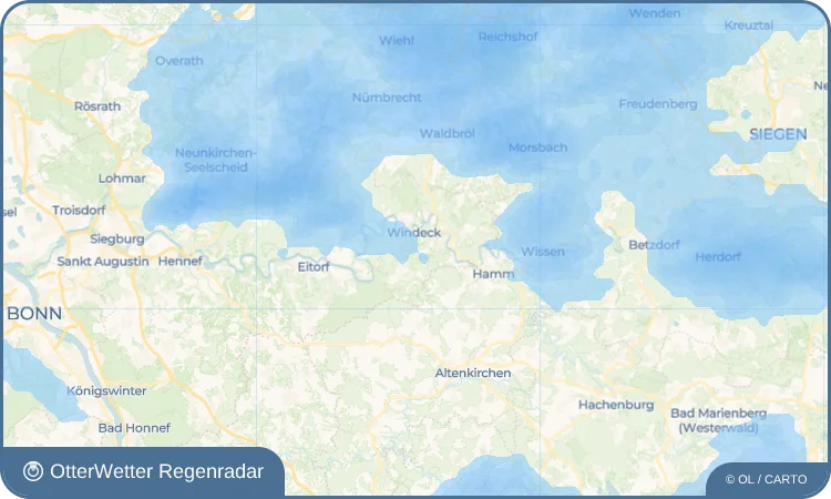 Wetter-Widget-Vorschau mit Vorhersagedaten für Locksiefen
