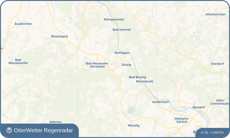 OtterWetter Regenradar-Widget Löhndorf