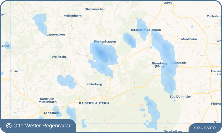 OtterWetter Regenradar-Widget Lohnsfeld