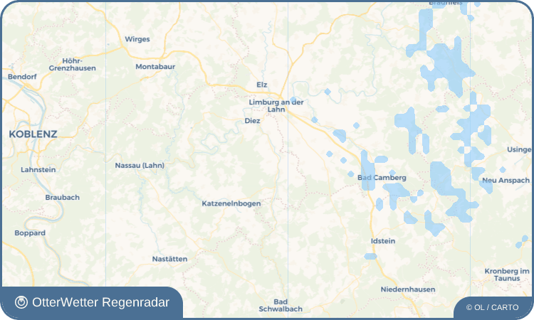 OtterWetter Regenradar-Widget Lohrheim