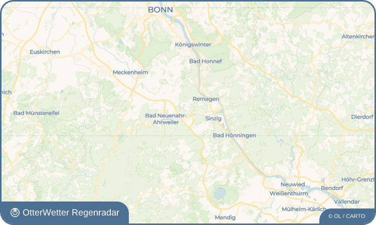 OtterWetter Regenradar-Widget Lohrsdorf