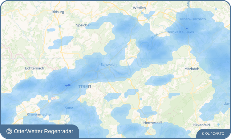 OtterWetter Regenradar-Widget Longen