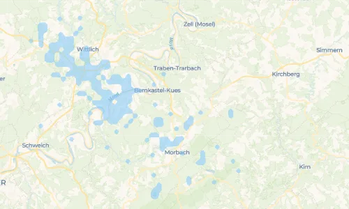 Regenradar Vorschaubild - Aktuelle Niederschläge in Longkamp und Umgebung