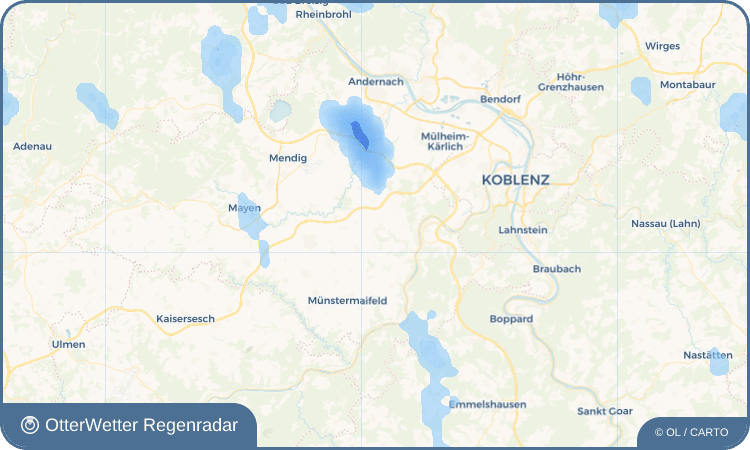 OtterWetter Regenradar-Widget Lonnig