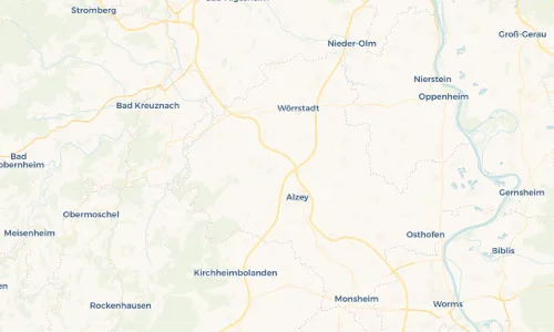 Regenradar Vorschaubild - Aktuelle Niederschläge in Lonsheim und Umgebung