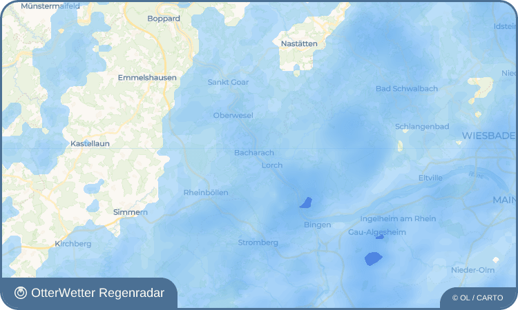 Wetter-Widget-Vorschau mit Vorhersagedaten für Lorchhausen