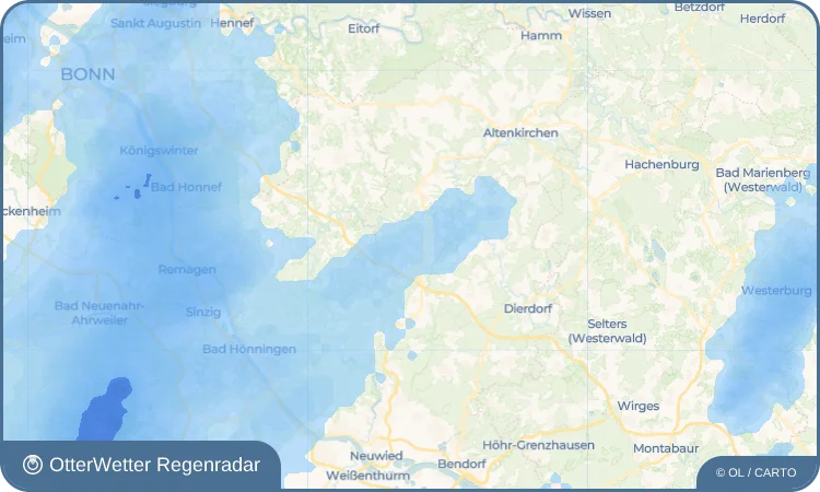 Wetter-Widget-Vorschau mit Vorhersagedaten für Luchert