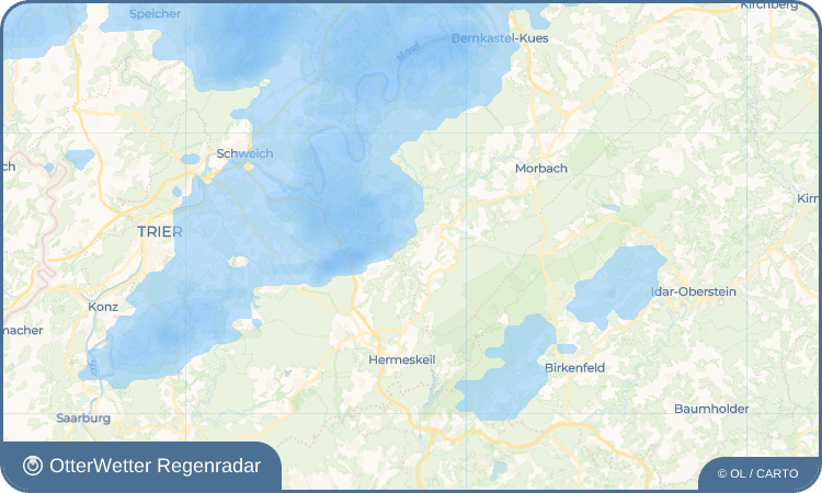 OtterWetter Regenradar-Widget Lückenburg