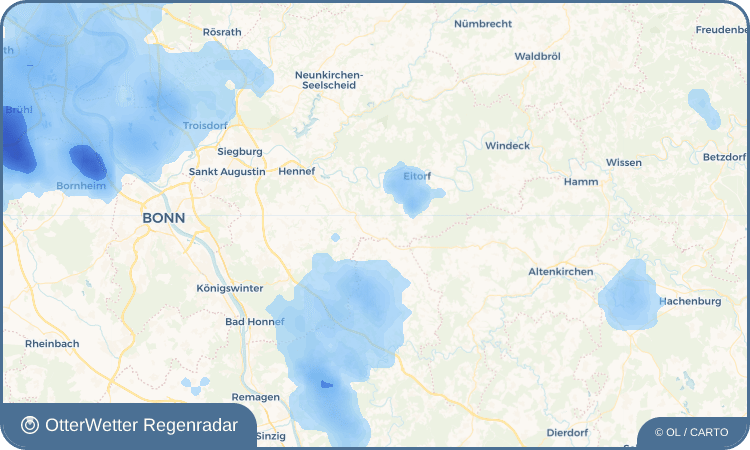 OtterWetter Regenradar-Widget Lückert