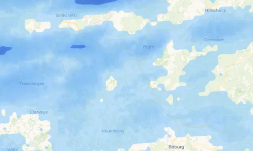 Regenradar Lünebach: aktuelle Niederschläge in Lünebach und Umgebung, Stand 19. Oktober 2026 um 8:35 Uhr