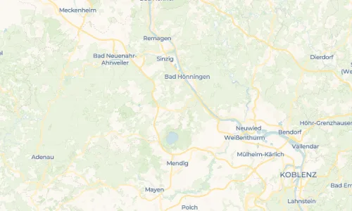 Regenradar Vorschaubild - Aktuelle Niederschläge in Lützingen und Umgebung