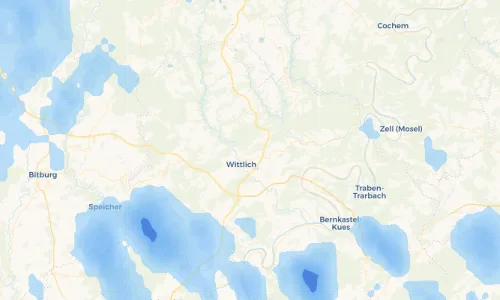 Regenradar Vorschaubild - Aktuelle Niederschläge in Lüxem und Umgebung