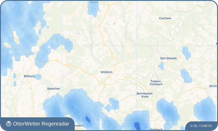 OtterWetter Regenradar-Widget Lüxem