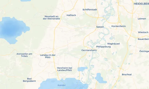 Regenradar Vorschaubild - Aktuelle Niederschläge in Lustadt und Umgebung
