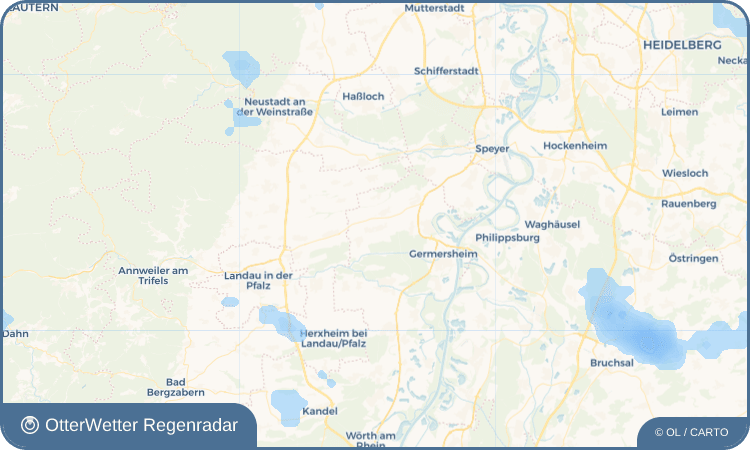 OtterWetter Regenradar-Widget Lustadt