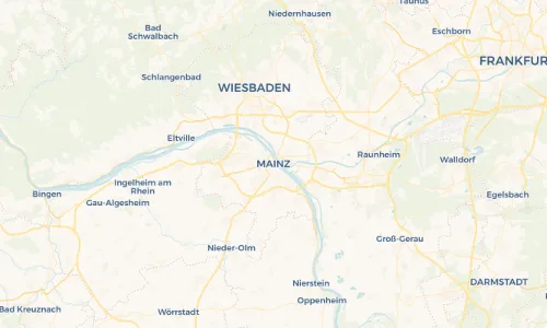Regenradar Vorschaubild - Aktuelle Niederschläge in Mainz und Umgebung