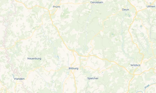 Regenradar Vorschaubild - Aktuelle Niederschläge in Malbergweich und Umgebung