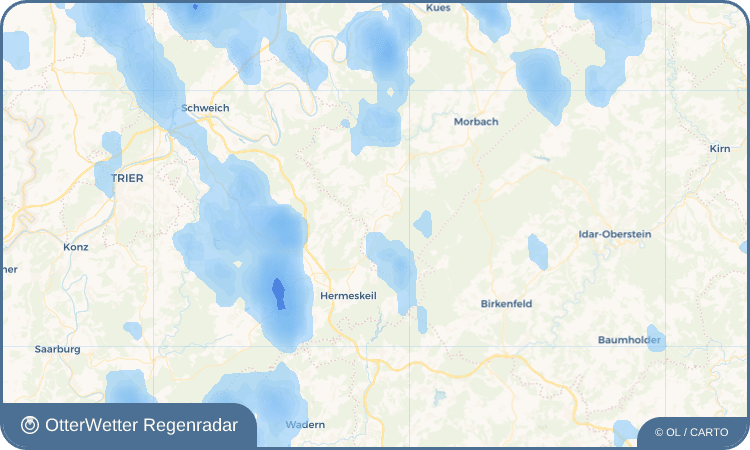 OtterWetter Regenradar-Widget Malborn