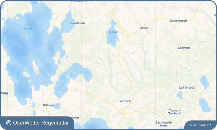 OtterWetter Regenradar-Widget Manderscheid