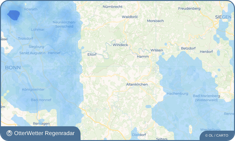 OtterWetter Regenradar-Widget Marenbach