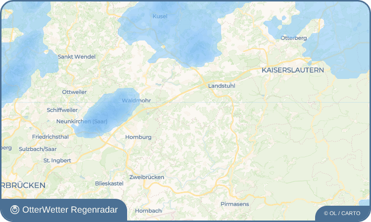 Widget-Vorschau für Martinshöhe Wetter-Widget-Vorschau mit Vorhersagedaten für Martinshöhe