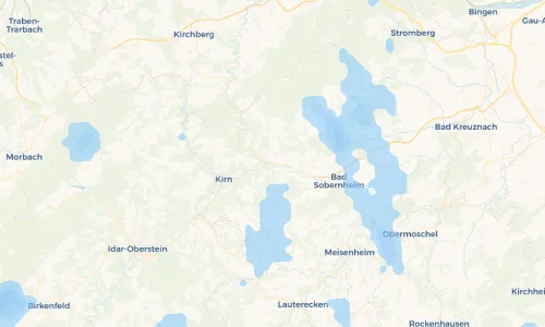 Regenradar Vorschaubild - Aktuelle Niederschläge in Martinstein und Umgebung