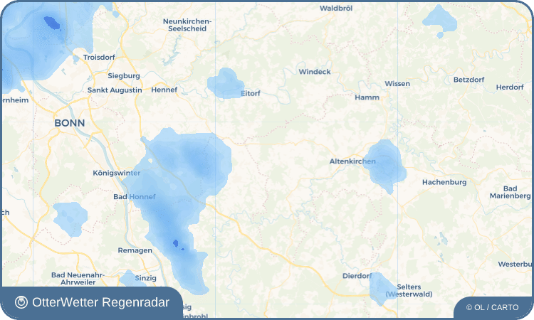 Widget-Vorschau für Maulsbach Wetter-Widget-Vorschau mit Vorhersagedaten für Maulsbach