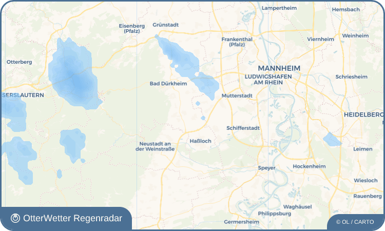 OtterWetter Regenradar-Widget Meckenheim