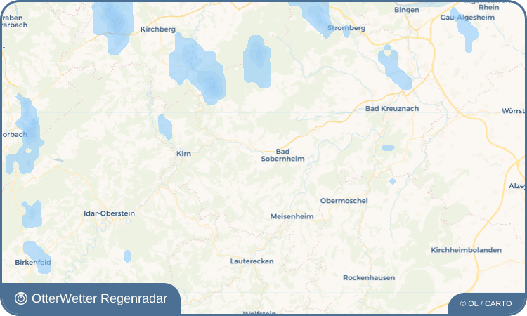 OtterWetter Regenradar-Widget Meddersheim