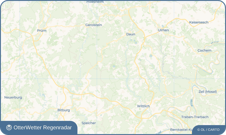 OtterWetter Regenradar-Widget Meerfeld