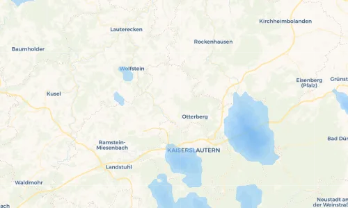 Regenradar Vorschaubild - Aktuelle Niederschläge in Mehlbach und Umgebung