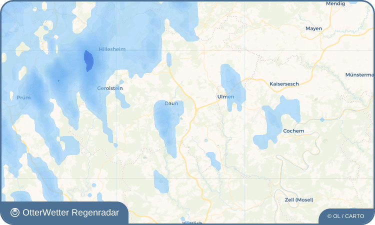 OtterWetter Regenradar-Widget Mehren