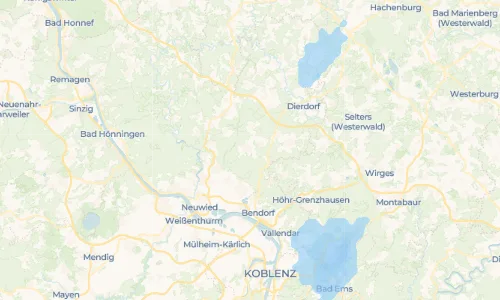 Regenradar Meinborn: aktuelle Niederschläge in Meinborn und Umgebung, Stand 19. Oktober 2026 um 23:45 Uhr