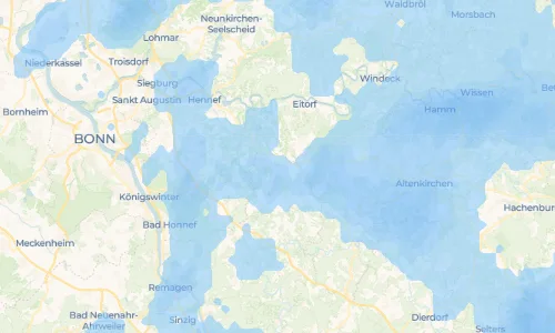 Regenradar Vorschaubild - Aktuelle Niederschläge in Mendt und Umgebung