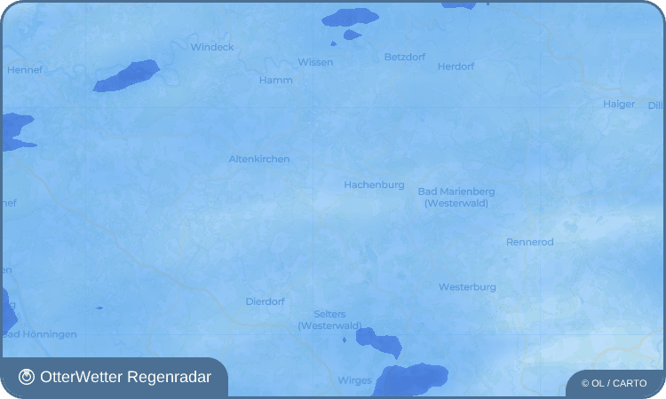 OtterWetter Regenradar-Widget Merkelbach