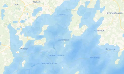 Regenradar Vorschaubild - Aktuelle Niederschläge in Merl und Umgebung
