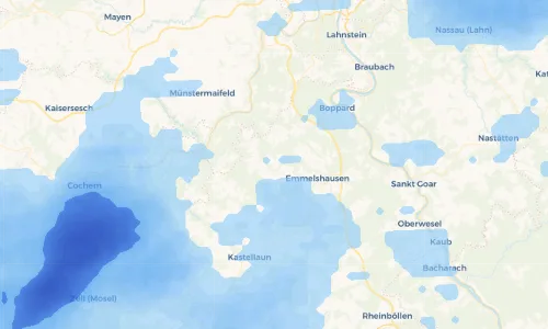 Regenradar Vorschaubild - Aktuelle Niederschläge in Mermuth und Umgebung