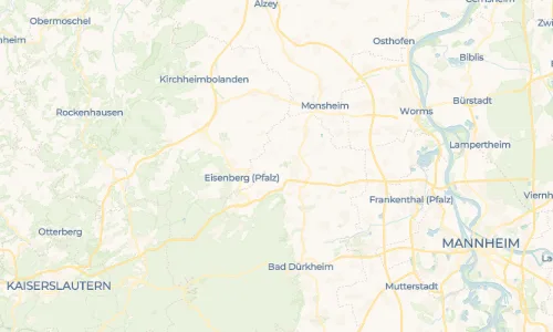 Regenradar Vorschaubild - Aktuelle Niederschläge in Mertesheim und Umgebung