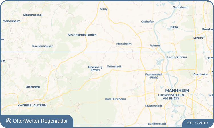 OtterWetter Regenradar-Widget Mertesheim
