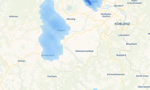 Regenradar Vorschaubild - Aktuelle Niederschläge in Mertloch und Umgebung