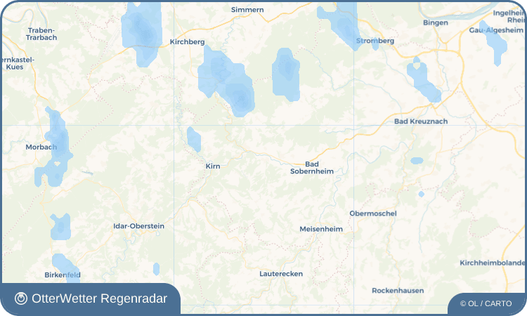 OtterWetter Regenradar-Widget Merxheim