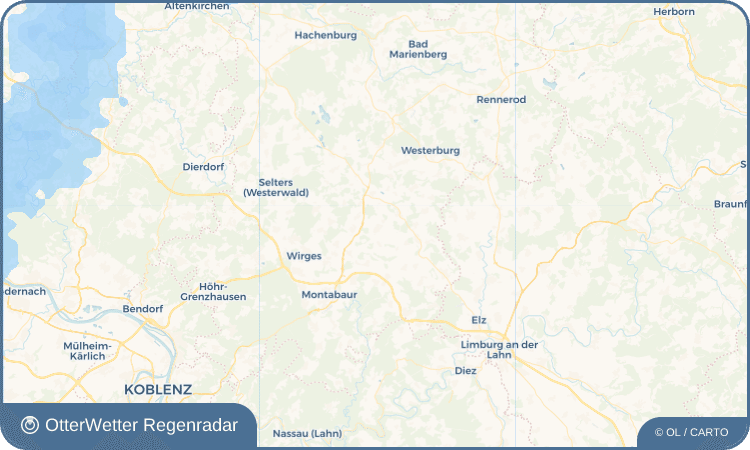 OtterWetter Regenradar-Widget Meudt