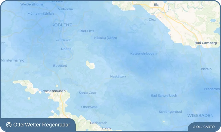 Wetter-Widget-Vorschau mit Vorhersagedaten für Miehlen