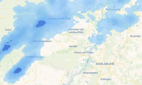 Regenradar Vorschaubild - Aktuelle Niederschläge in Minderslachen und Umgebung